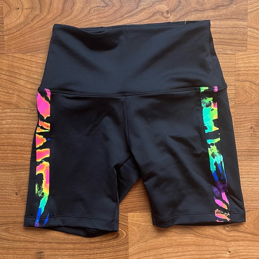 PINK biker shorts